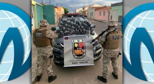 Polícia Militar apreende quase 50 kg de maconha em barreira sanitária no Interior