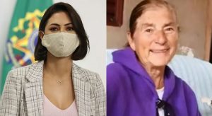 Michelle Bolsonaro lamenta morte da avó por Covid-19