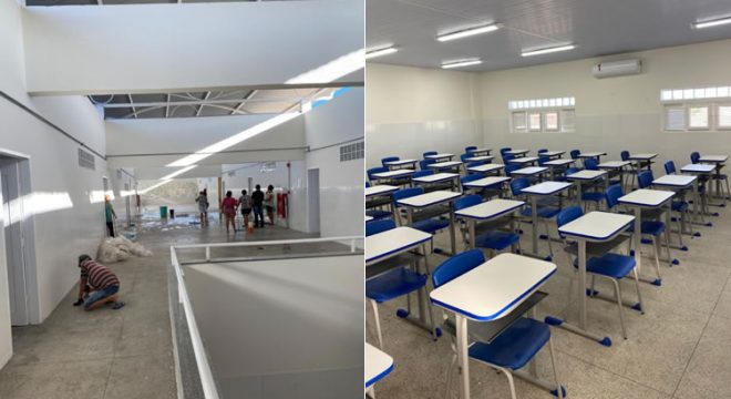 Escola Mário Bem é reformada e ampliada para receber 2.500 alunos