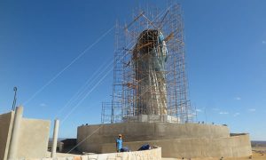 Obras de estátua de Nossa Senhora da Penha atingem 70%; este será o 4º maior monumento cearense