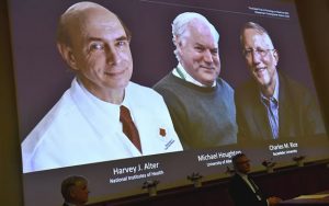 Cientistas ganham Nobel de Medicina pela descoberta do vírus da hepatite C