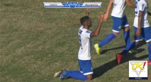 Com 3 gols de Vinícius Crato goleia Tiradentes pela Série B do Cearense