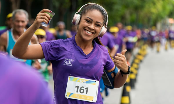 Circuito Sesc de Corrida 2020 arrecada alimentos para o Mesa Brasil