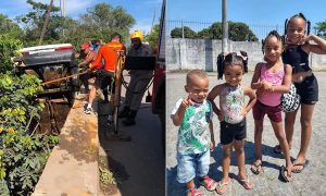 Seis crianças e um adulto morrem após carro cair dentro de rio no Rio de Janeiro