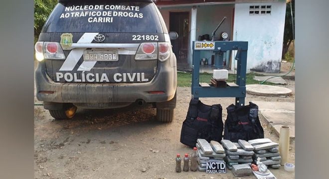 Polícia apreende muita droga em Caririaçu e destrói roça de maconha