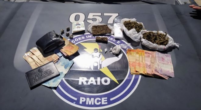 RAIO prende casal em Brejo Santo acusado do tráfico de drogas