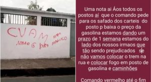 Comando Vermelho teria mandado postos abaixarem o preço da gasolina em Manaus